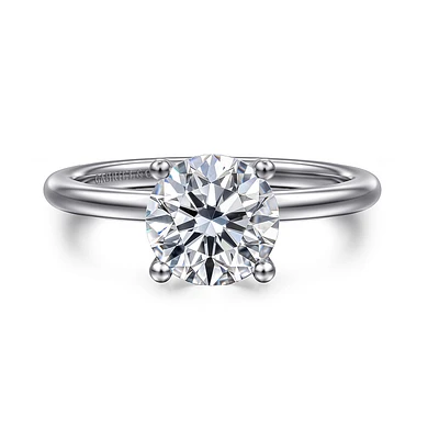 Gabriel & Co 7.4 Engagement Ring 14K White Gold Classic ER16117R6W44JJ
