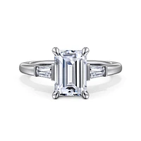 Gabriel & Co 8.5X6.0 Engagement Ring 14K White Gold Classic ER16121E8W43JJ