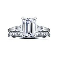 Gabriel & Co 8.5X6.0 Engagement Ring 14K White Gold Classic ER16121E8W43JJ