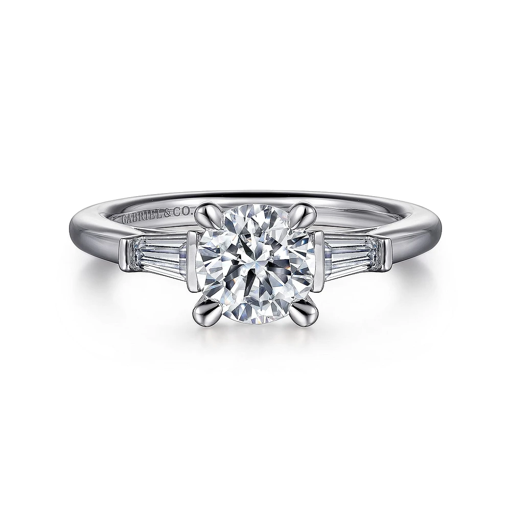 Gabriel & Co 6.5 Engagement Ring Platinum Classic ER16121R4PT3JJ