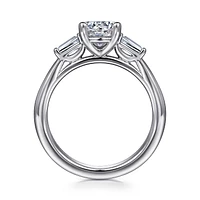 Gabriel & Co 6.5 Engagement Ring Platinum Classic ER16121R4PT3JJ