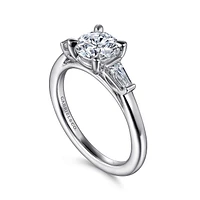 Gabriel & Co 6.5 Engagement Ring Platinum Classic ER16121R4PT3JJ
