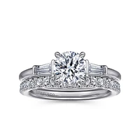 Gabriel & Co 6.5 Engagement Ring Platinum Classic ER16121R4PT3JJ