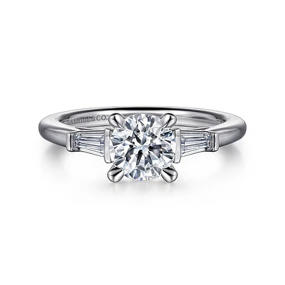 Gabriel & Co 6.5 Engagement Ring 14K White Gold Classic ER16121R4W43JJ