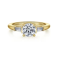 Gabriel & Co 6.5 Engagement Ring 14K Yellow Gold Classic ER16121R4Y43JJ