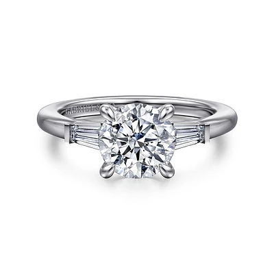 Gabriel & Co 7.4 Engagement Ring 14K White Gold Classic ER16121R6W43JJ