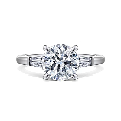 Gabriel & Co 8 Engagement Ring 14K White Gold Classic ER16121R8W43JJ