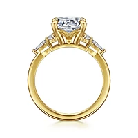 Gabriel & Co 9 Engagement Ring 14K Yellow Gold Contemporary ER16125R12Y44JJ