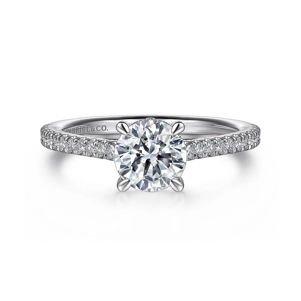 Gabriel & Co 6.5 Engagement Ring Platinum Classic ER16131R4PT4JJ