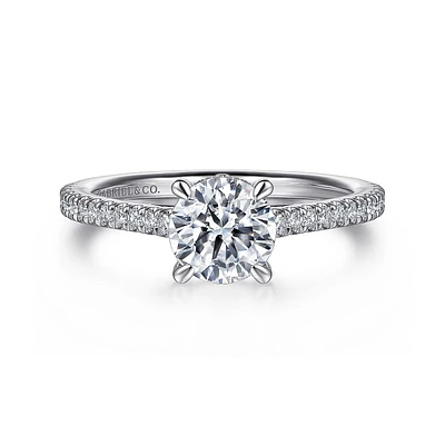 Gabriel & Co 6.5 Engagement Ring Platinum Classic ER16131R4PT4JJ