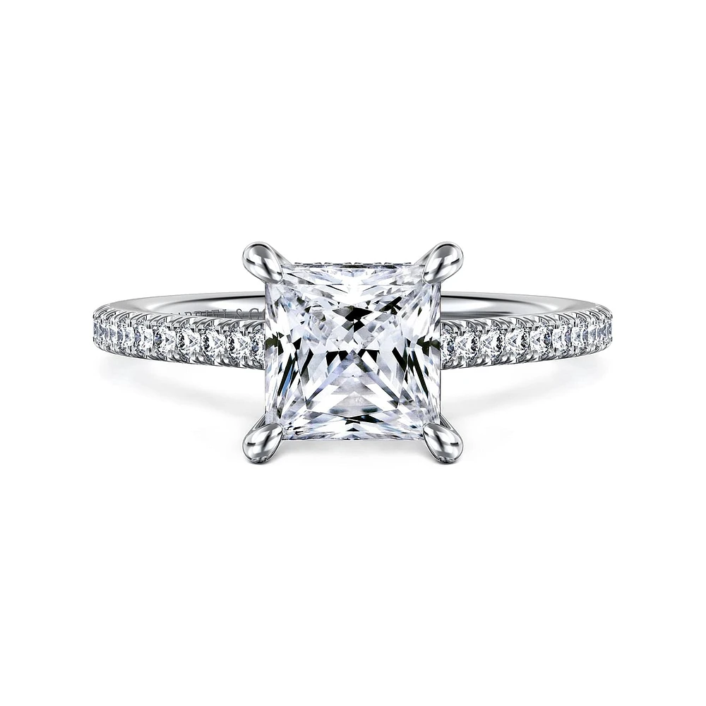 Gabriel & Co 6.5 Engagement Ring 14K White Gold Classic ER16131S6W44JJ