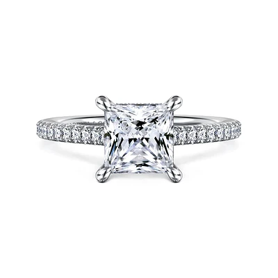 Gabriel & Co 6.5 Engagement Ring 14K White Gold Classic ER16131S6W44JJ