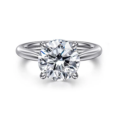 Gabriel & Co 9 Engagement Ring 14K White Gold Classic ER16132R12W4JJJ
