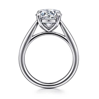 Gabriel & Co 9 Engagement Ring 14K White Gold Classic ER16132R12W4JJJ