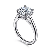 Gabriel & Co 9 Engagement Ring 14K White Gold Classic ER16132R12W4JJJ