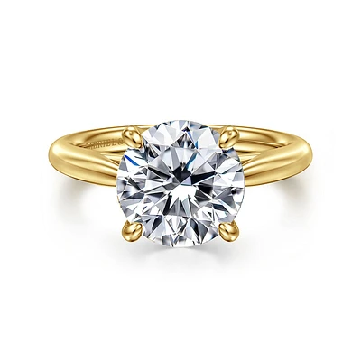 Gabriel & Co 9 Engagement Ring 14K Yellow Gold Classic ER16132R12Y4JJJ