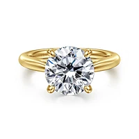 Gabriel & Co 9 Engagement Ring 14K Yellow Gold Classic ER16132R12Y4JJJ