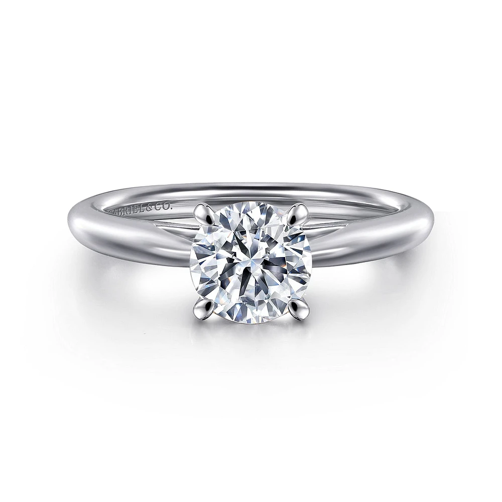 Gabriel & Co 6.5 Engagement Ring 14K White Gold Classic ER16132R4W4JJJ