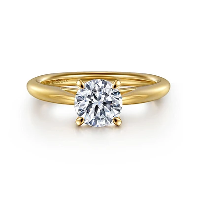 Gabriel & Co 6.5 Engagement Ring 14K Yellow Gold Classic ER16132R4Y4JJJ