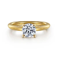 Gabriel & Co 6.5 Engagement Ring 14K Yellow Gold Classic ER16132R4Y4JJJ