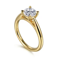Gabriel & Co 6.5 Engagement Ring 14K Yellow Gold Classic ER16132R4Y4JJJ