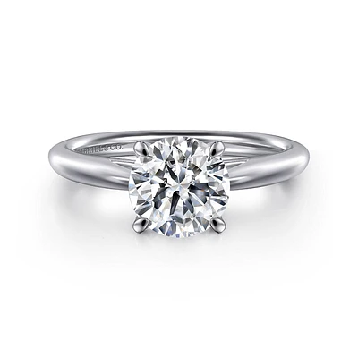 Gabriel & Co 7.4 Engagement Ring 14K White Gold Classic ER16132R6W4JJJ