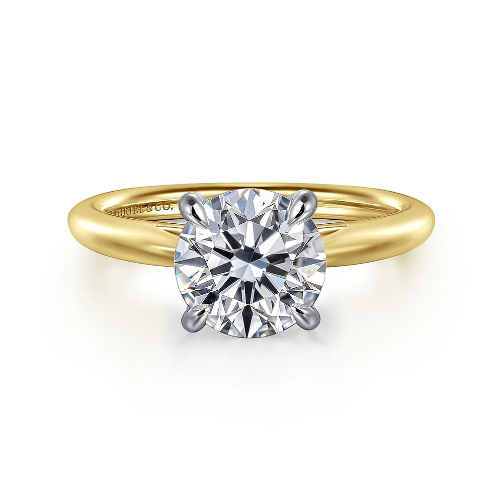 Gabriel & Co 8 Engagement Ring 14K Gold Classic ER16132R8M4JJJ