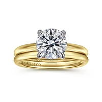Gabriel & Co 8 Engagement Ring 14K Gold Classic ER16132R8M4JJJ