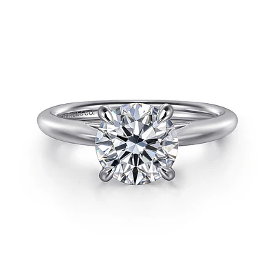 Gabriel & Co 8 Engagement Ring 14K White Gold Classic ER16132R8W4JJJ