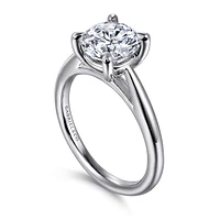Gabriel & Co 8 Engagement Ring 14K White Gold Classic ER16132R8W4JJJ