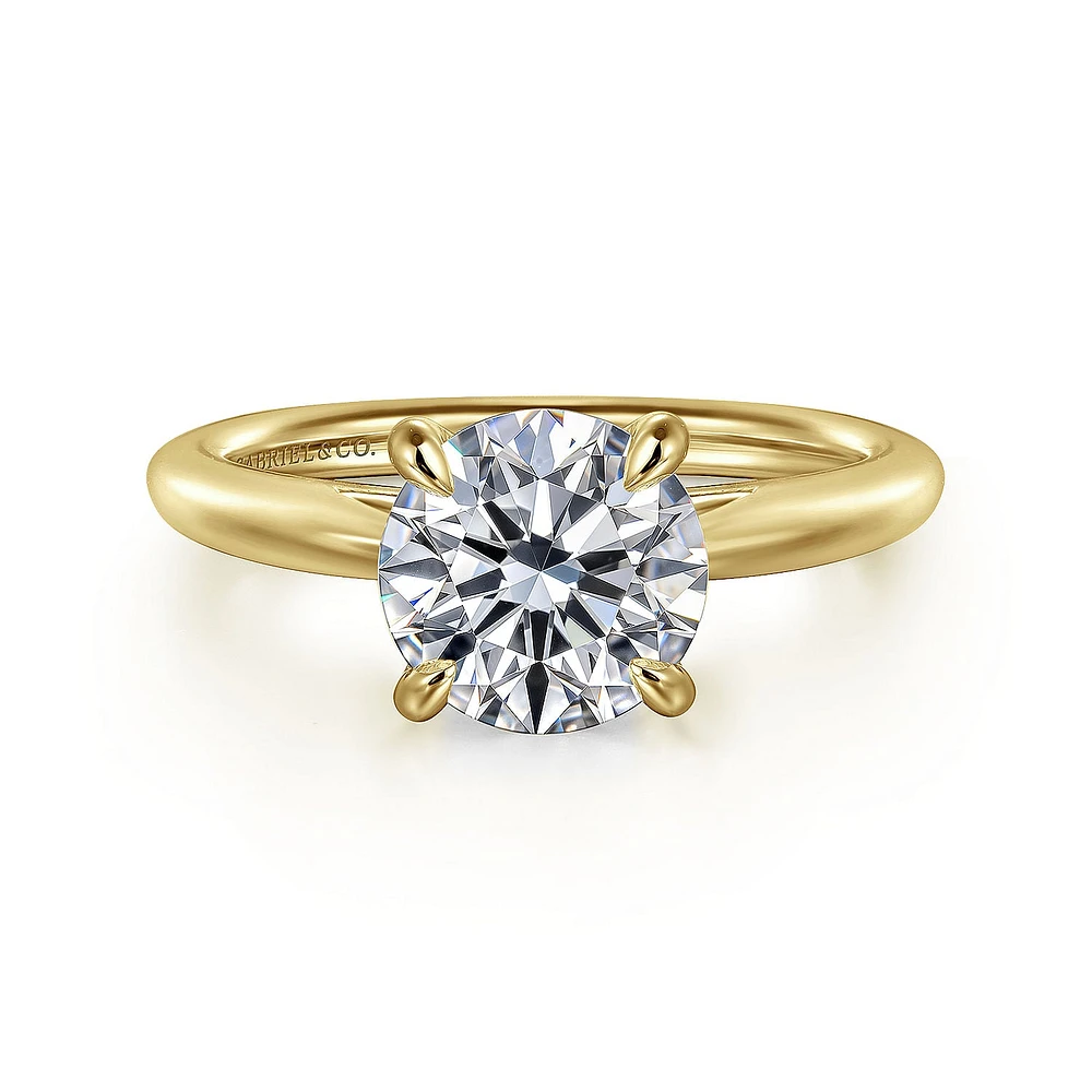 Gabriel & Co 8 Engagement Ring 14K Yellow Gold Classic ER16132R8Y4JJJ