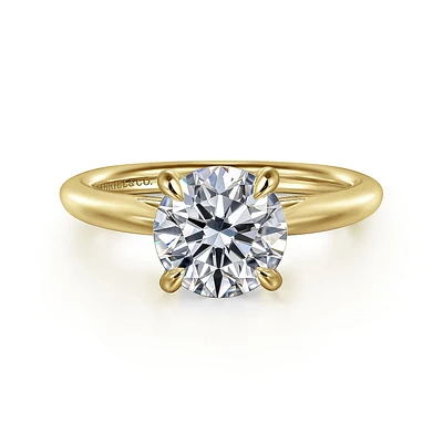 Gabriel & Co 8 Engagement Ring 14K Yellow Gold Classic ER16132R8Y4JJJ