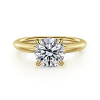 Gabriel & Co 8 Engagement Ring 14K Yellow Gold Classic ER16132R8Y4JJJ