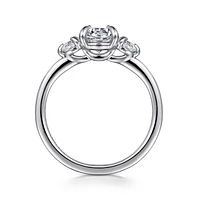 Gabriel & Co 6.5 Engagement Ring 14K White Gold Contemporary ER16136R4W44JJ