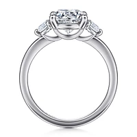 Gabriel & Co 8 Engagement Ring 14K White Gold Contemporary ER16136R8W44JJ