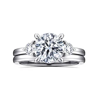 Gabriel & Co 8 Engagement Ring 14K White Gold Contemporary ER16136R8W44JJ