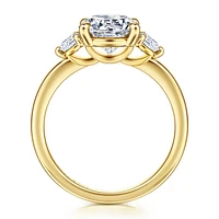 Gabriel & Co 8 Engagement Ring 14K Yellow Gold Contemporary ER16136R8Y44JJ