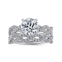 Gabriel & Co 7.4 Engagement Ring 14K White Gold Contemporary ER16142R6W44JJ
