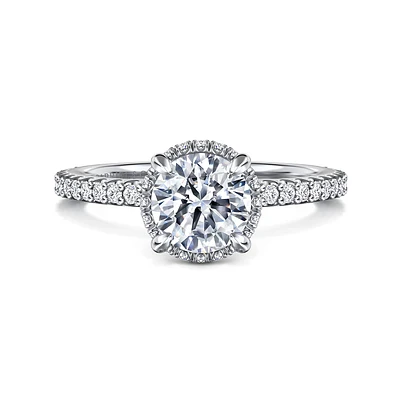 Gabriel & Co 6.5 Engagement Ring 14K White Gold Classic ER16158R4W44JJ