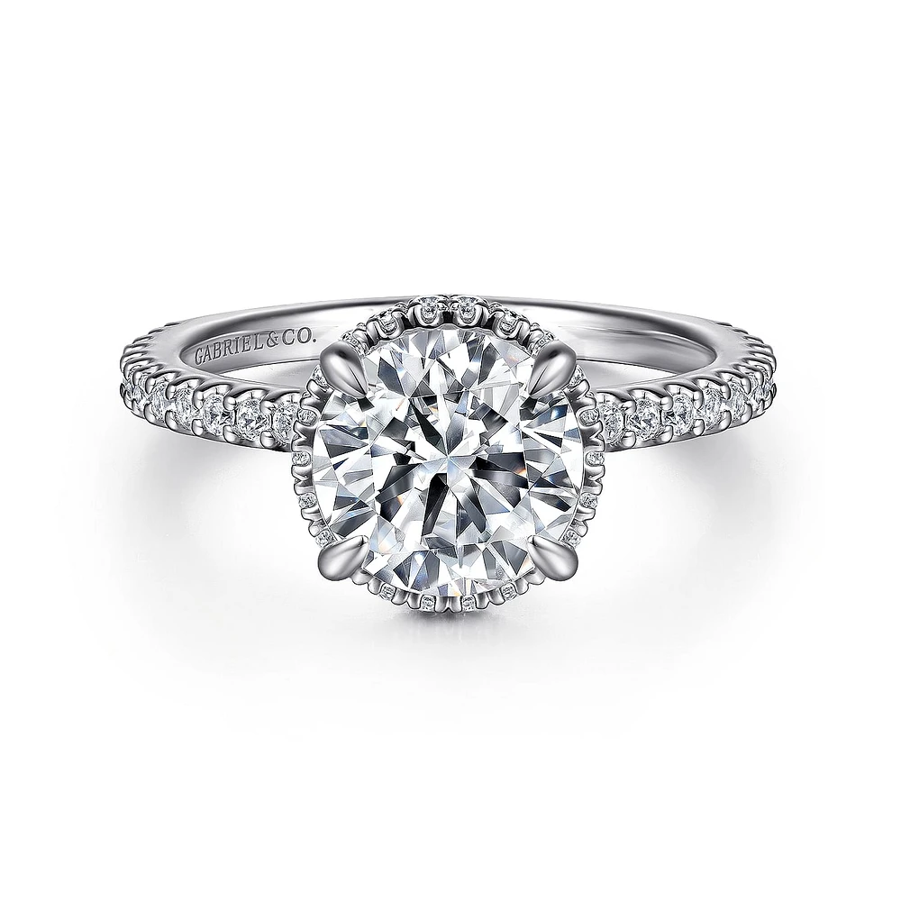 Gabriel & Co 7.4 Engagement Ring Platinum Classic ER16158R6PT4JJ