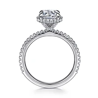 Gabriel & Co 7.4 Engagement Ring 14K White Gold Classic ER16158R6W44JJ