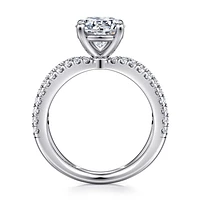 Gabriel & Co 8 Engagement Ring 14K White Gold Contemporary ER16182R8W44JJ