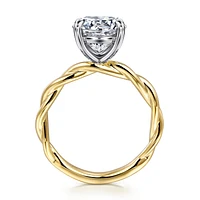 Gabriel & Co 9 Engagement Ring 14K Gold Classic ER16188R12M4JJJ