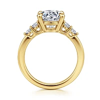 Gabriel & Co 9 Engagement Ring 14K Yellow Gold Classic ER16192R12Y44JJ