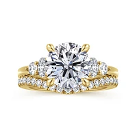 Gabriel & Co 9 Engagement Ring 14K Yellow Gold Classic ER16192R12Y44JJ