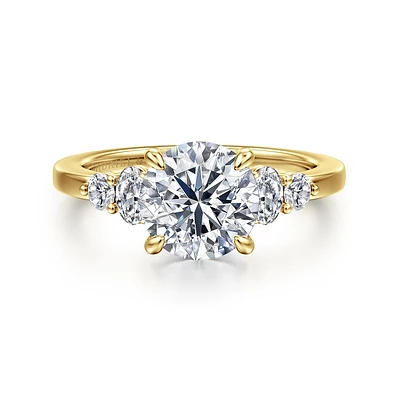 Gabriel & Co 8 Engagement Ring 14K Yellow Gold Classic ER16192R8Y44JJ
