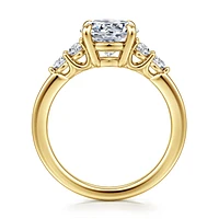 Gabriel & Co 8 Engagement Ring 14K Yellow Gold Classic ER16192R8Y44JJ