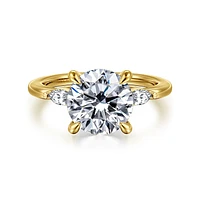 Gabriel & Co 9 Engagement Ring 14K Yellow Gold Classic ER16198R12Y43JJ