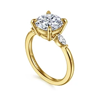 Gabriel & Co 9 Engagement Ring 14K Yellow Gold Classic ER16198R12Y43JJ