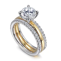 Gabriel & Co 7.4 Engagement Ring 14K Gold Contemporary ER16245R6M44JJ